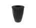 Downtown Trash Receptacle Tapered with Flattop